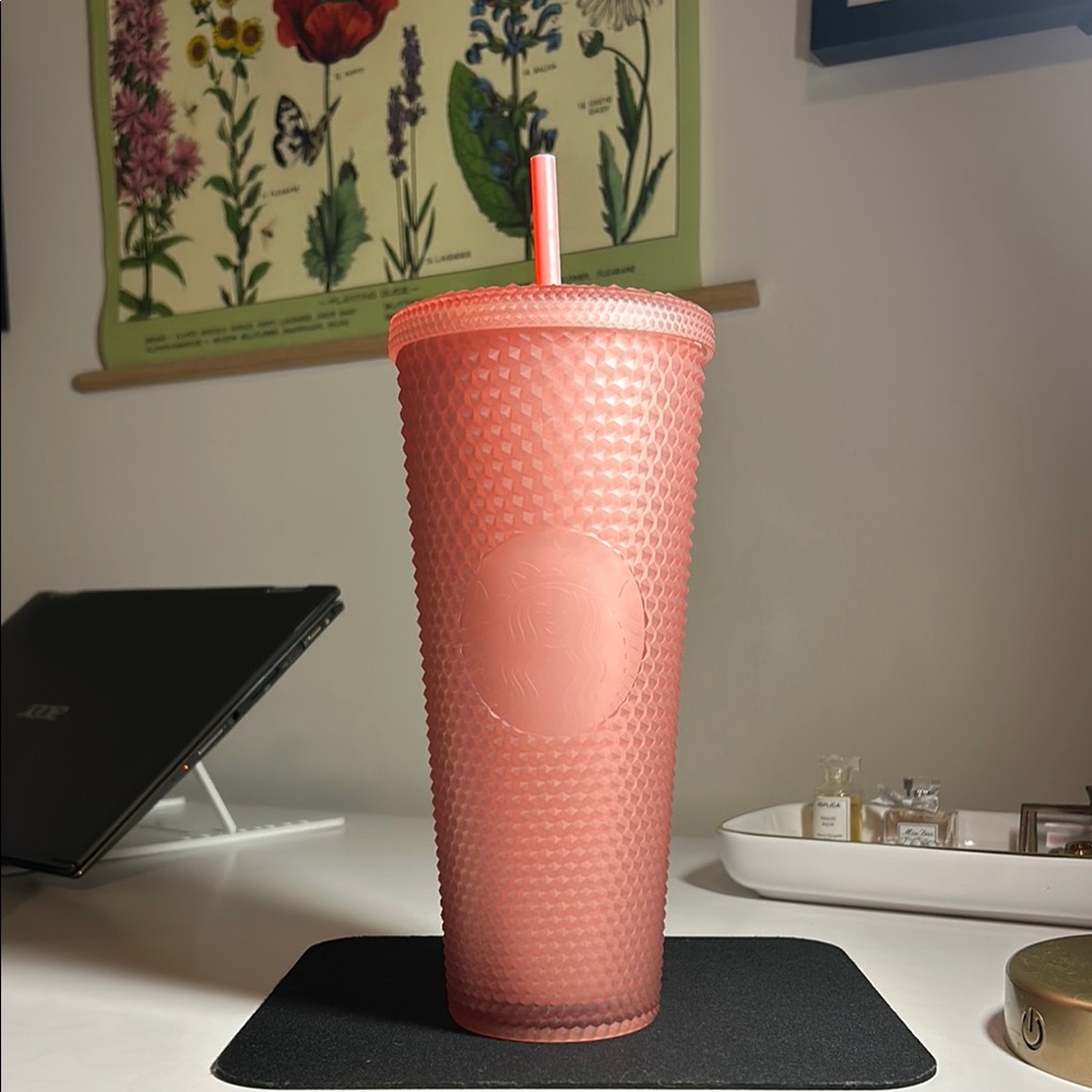 Starbucks Pink Textured Tumbler